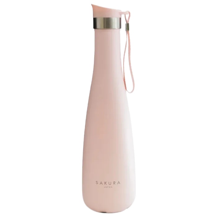TERMO BOTELLA TERMICA SAKURA WAVY ROSA 750 ML