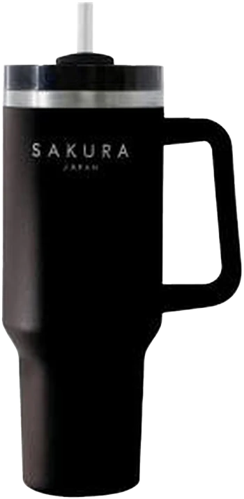 VASO TERMICO SAKURA ADVENTURE NEGRO 1.18 L